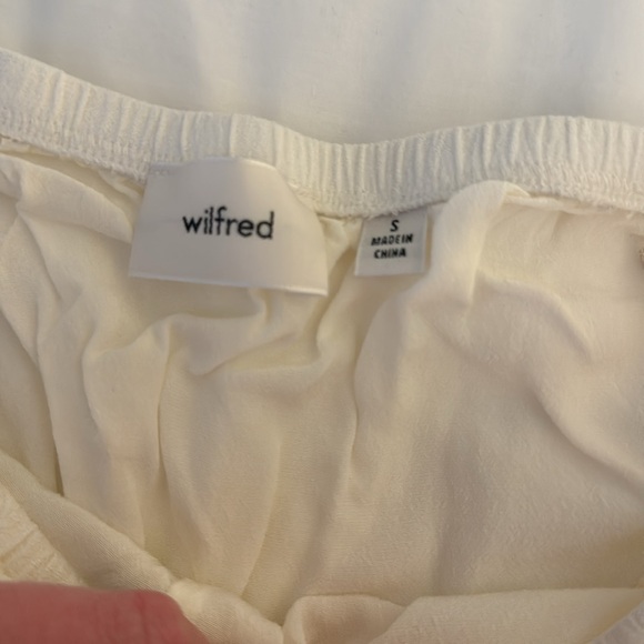 Aritiza Wilfred White Flowy Skirt - Picture 2 of 3